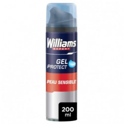 WILLIAMS - Gel à raser Peau Sensible - bombe de 200 ml Sonico.fr