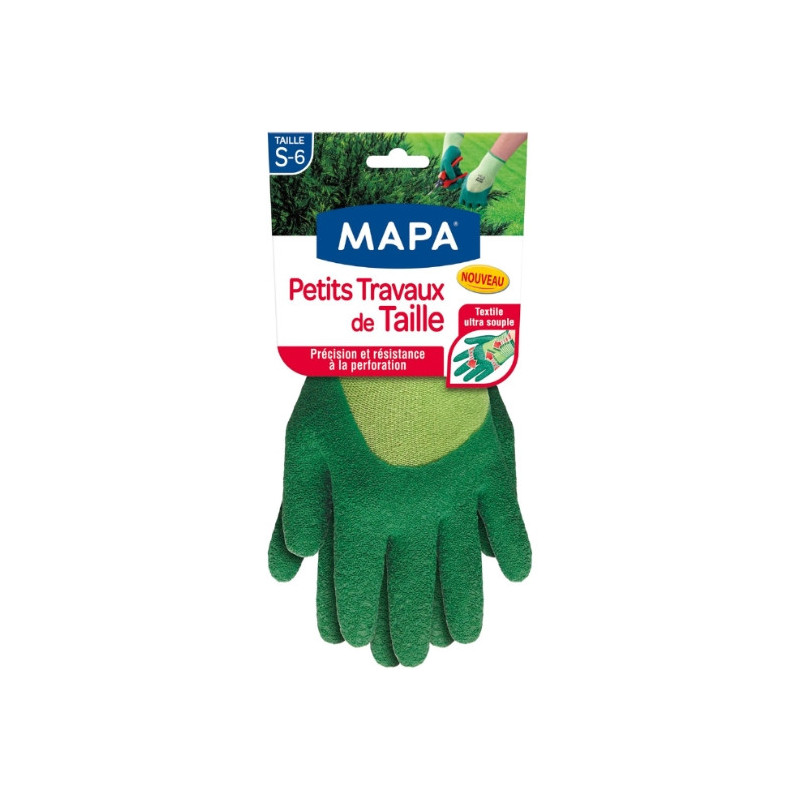 MAPA - Petits Travaux de Taille Taille S Gants de Jardinage - paquet de 1 paires de gant Sonico.fr