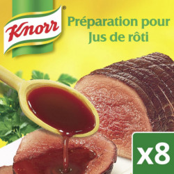 KNORR - Préparation culinaire pour Jus de rôti - paquet de 8 tablettes de 9 g Sonico.fr