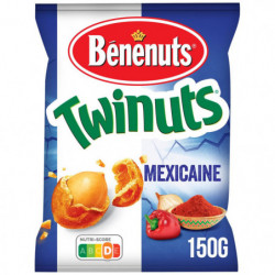 BENENUTS - Twinuts saveur Mexicaine - paquet de 150 g Sonico.fr