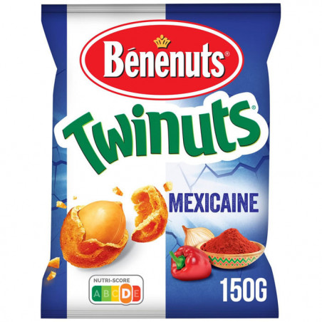 BENENUTS - Twinuts saveur Mexicaine - paquet de 150 g Sonico.fr