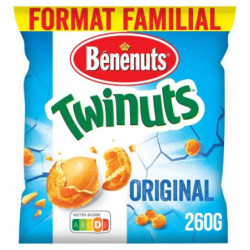 BENENUTS - Twinuts Original Salé - paquet de 260 g Sonico.fr