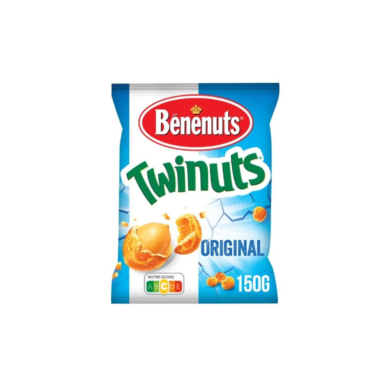 BENENUTS - Twinuts Original Salé - paquet de 150 g Sonico.fr