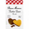 BONNE MAMAN - Gâteaux Tendres Coeurs Nappés Chocolat - sachet de 12 gâteaux de 300 g Sonico.fr