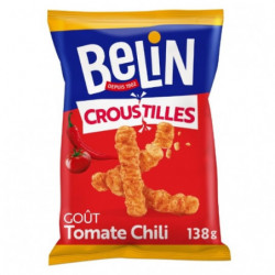 BELIN - Croustilles Tomate Chili Biscuits apéritifs - sachet de 138 g Sonico.fr