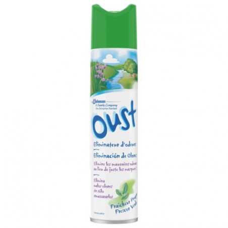 OUST - Désodorisant Aérosol Fraicheur Propre - aérosol de 300 ml Sonico.fr
