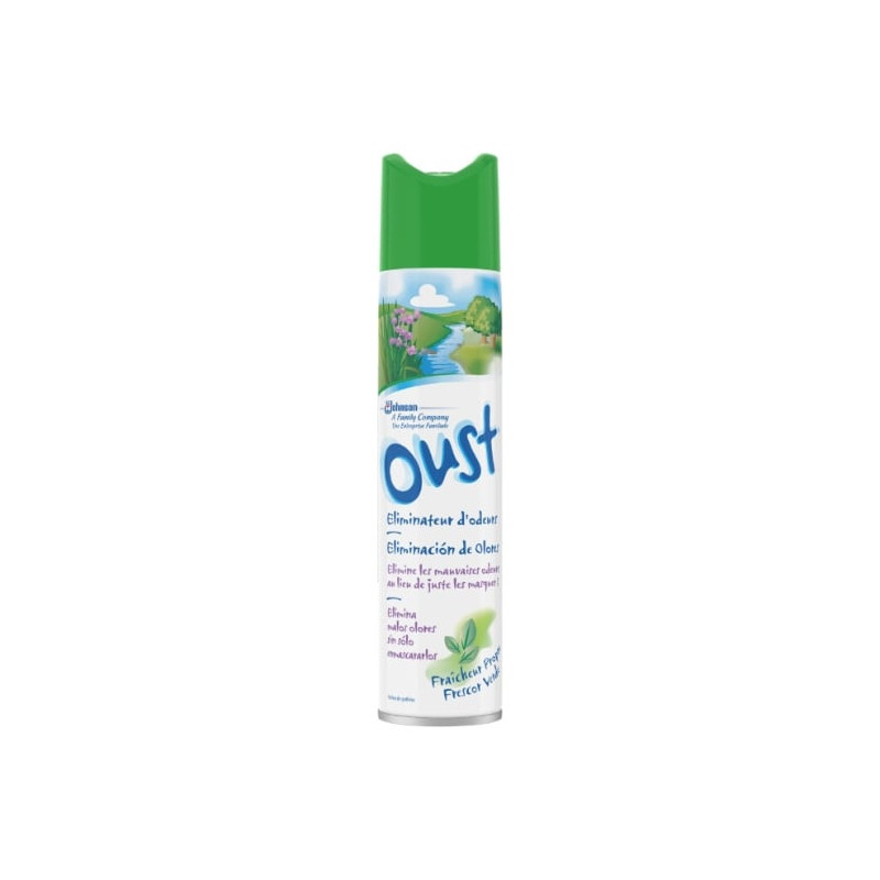OUST - Désodorisant Aérosol Fraicheur Propre - aérosol de 300 ml Sonico.fr