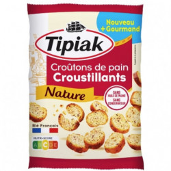 TIPIAK - Croûtons Croustillants Nature - sachet de 75 g Sonico.fr