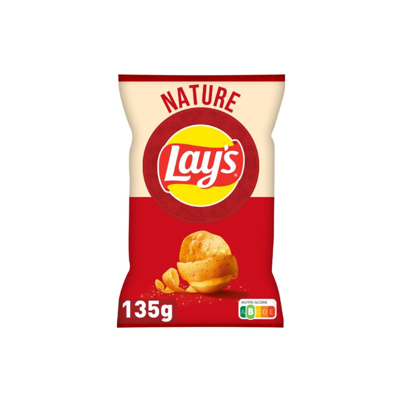 LAY'S - Chips Nature - sachets de 135 g Sonico.fr