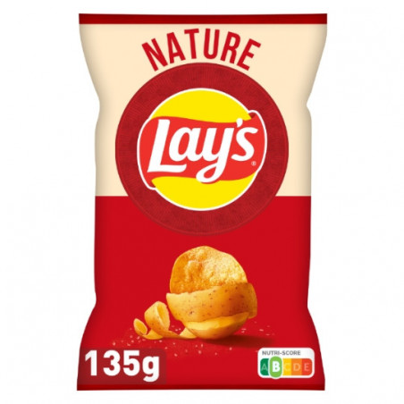 LAY'S - Chips Nature - sachets de 135 g Sonico.fr