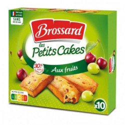 BROSSARD - Mini Cakes Aux Fruits - paquet de 300 g Sonico.fr