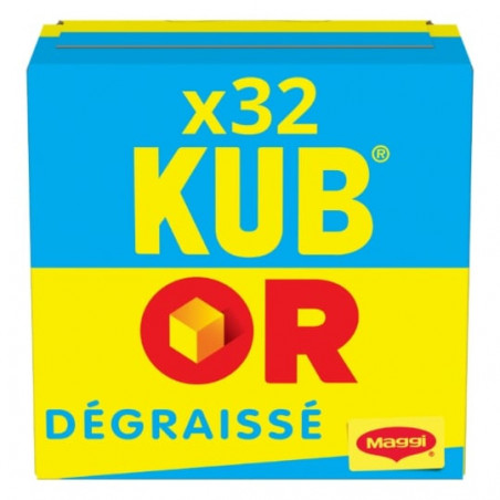 MAGGI - Kub Or Bouillon Dégraissé  - 16 bâtonnets de 2 cubes - 128 g Sonico.fr