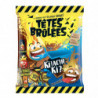 TETES BRULEES - Bonbons Barres Kitache Cola Framboise - sachet de 200 g Sonico.fr