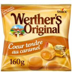 WERTHER'S ORIGINAL - Coeur Tendre Au Caramel Bonbon - Sachet de 160 g Sonico.fr