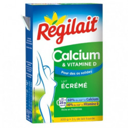 REGILAIT - Calcium - Lait en poudre Écrémé - boite de 300 g Sonico.fr
