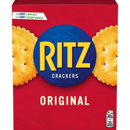 RITZ - Crackers Original Biscuits apéritifs - boîte de 200 g Sonico.fr