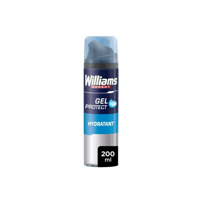 WILLIAMS - Gel à raser Hydratant - bombe de 200 ml Sonico.fr