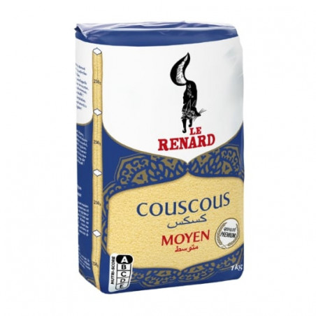 LE RENARD - Couscous Moyen - paquet de 1 kg Sonico.fr