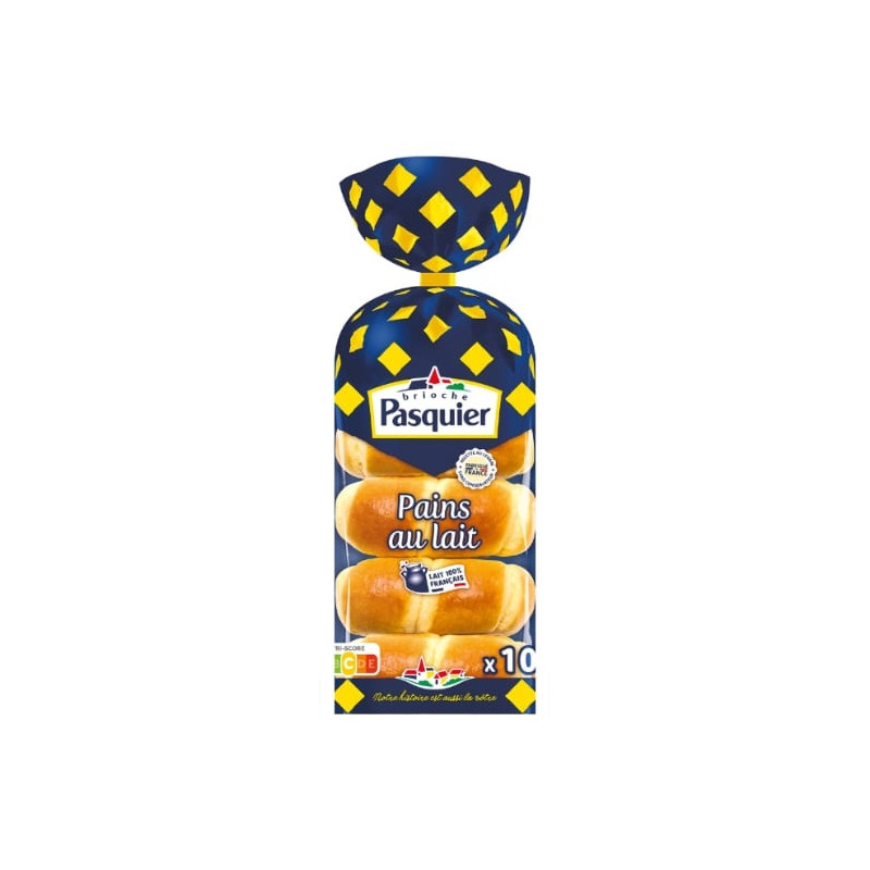 PASQUIER - Pains au lait - paquet de 10 pains au lait de 35 g Sonico.fr