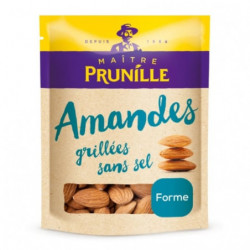 MAITRE PRUNILLE - Amandes grillées sans sel - paquet de 250 g Sonico.fr