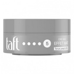 SCHWARZKOPF - TAFT Wax Effet Mat Cire Coiffante - pot de 75 ml Sonico.fr