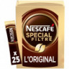 NESCAFE - Café Soluble Spécial Filtre Original - boîte de 50 g - 25 sticks Sonico.fr