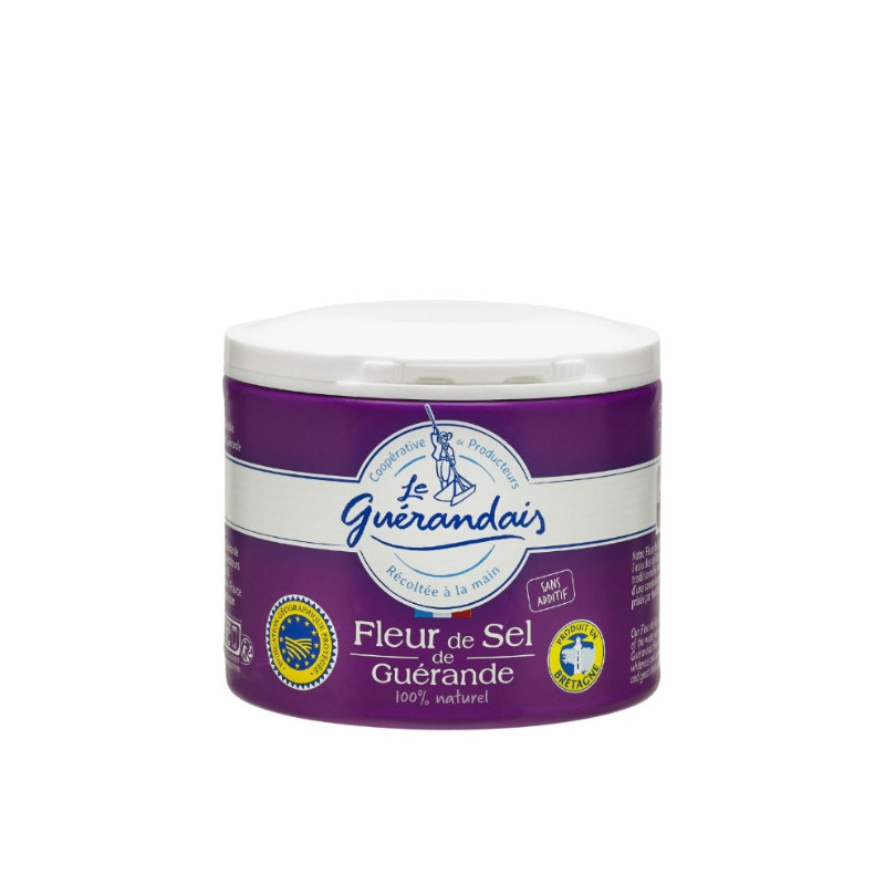 LE GUERANDAIS - Fleur de sel de guérande - pot violet de 125g Sonico.fr