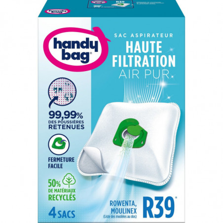 HANDY BAG - R39 Sacs aspirateur - boite de 4 sacs Sonico.fr