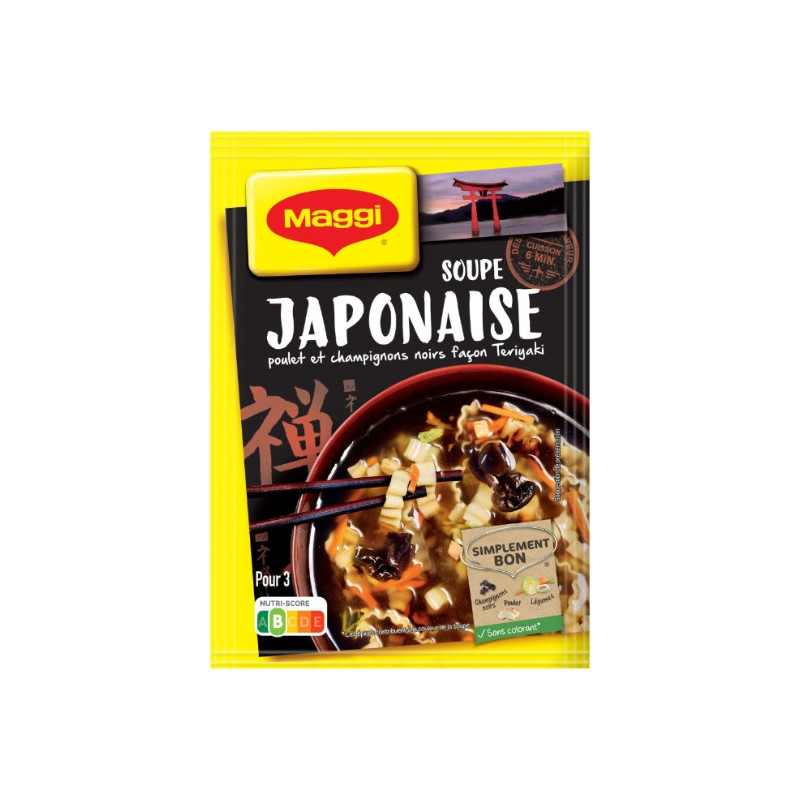 MAGGI - Soupe déshydratée Japonaise - sachet de 50 g Sonico.fr