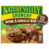 NATURE VALLEY - Barres Céréales Crunchy Avoine et Chocolat Noir - boîte de 5 sachets de 2 barres - 210 g Sonico.fr