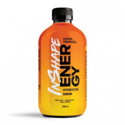 INSHAPE NUTRITION - Energy Boisson Pétillante Saveur Tropical - bouteille de 33 cl Sonico.fr
