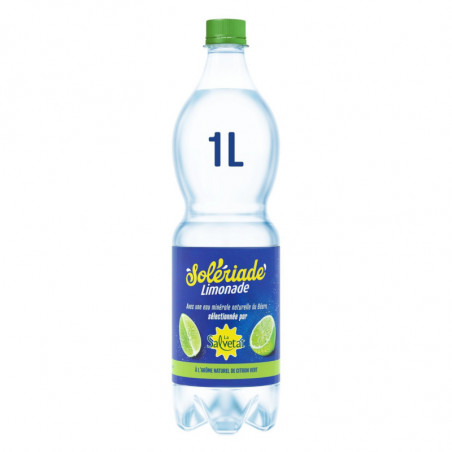 SALVETAT - Limonade Solériade à l arôme naturel de Citron Vert - bouteille de 1 L Sonico.fr