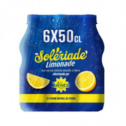 SALVETAT - Limonade Solériade à l arôme naturel de Citron Vert - pack de 6 bouteilles de 50 cl Sonico.fr