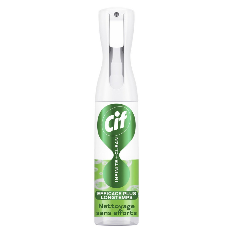 CIF - Infinite Clean Citron Citronnelle Probiotiques Nettoyant Ménager Multi-Surfaces - flacon de 280 ml Sonico.fr