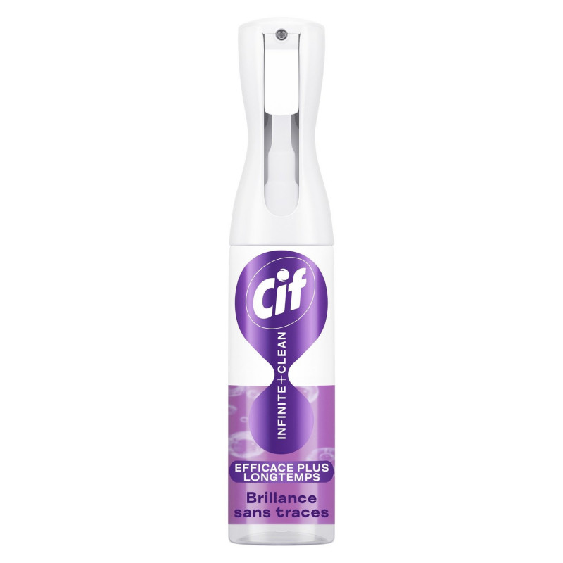 CIF - Infinite Clean Brillance Nettoyant Ménager Multi-Surfaces - flacon de 280 ml Sonico.fr