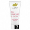 DOVE - Déo Créme Pour Tout le Corps Peaux Sensibles Framboise et Rose - tube de 75 ml Sonico.fr
