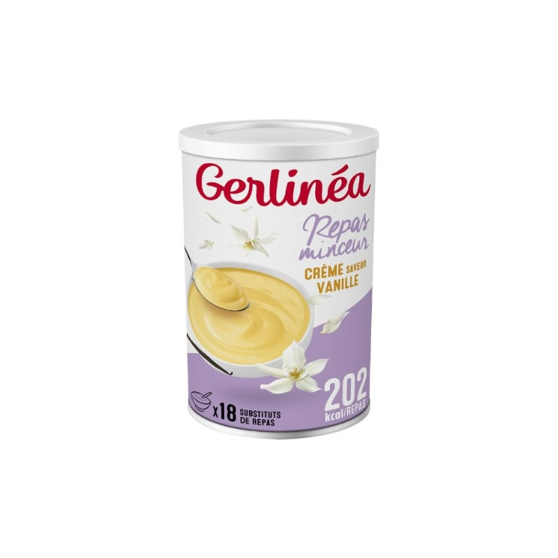 GERLINEA - Crème Repas minceur Vanille - boite de 18 repas - 540 g  Sonico.fr