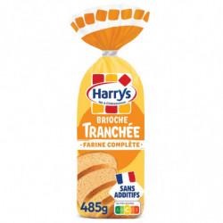 HARRYS - Brioche tranchée à la Farine Complète - sachet de 485 g Sonico.fr
