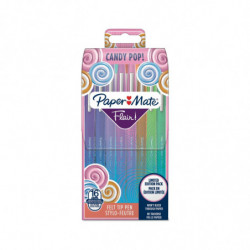 PAPER MATE - Flair Candy Pop Felt Tip Pen Stylo Feutre d'écriture  Pointe Moyenne - étui de 16 Feutres Sonico.fr