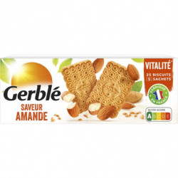 GERBLE - Biscuit Saveur Amande Petit dejeuner - boîte de 210 g Sonico.fr