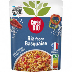 CEREAL BIO - Riz Facon Basquaise Repas Individuel - sachet de 260 g Sonico.fr