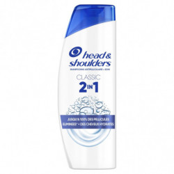 HEAD SHOULDERS - 2en1 2in1 Shampoing Antipelliculaire Classic - flacon de 625 ml Sonico.fr