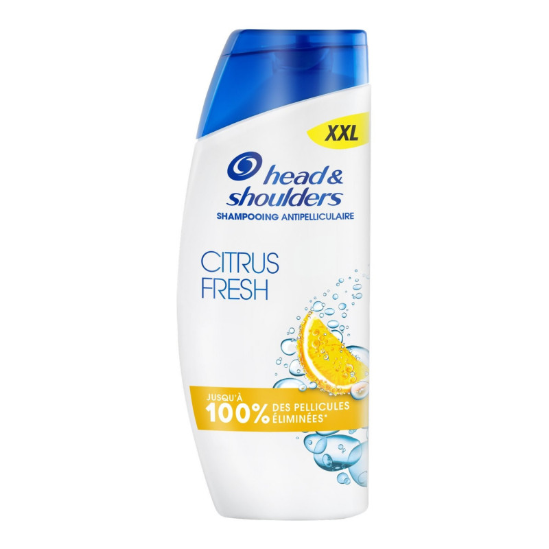 HEAD SHOULDERS - Citrus Fresh Shampoing Antipelliculaire Citron frais Cheveux gras - flacon de 625 ml Sonico.fr