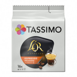 TASSIMO - L'Or Espresso Delizioso - paquet de 16 Dosettes de Café Sonico.fr