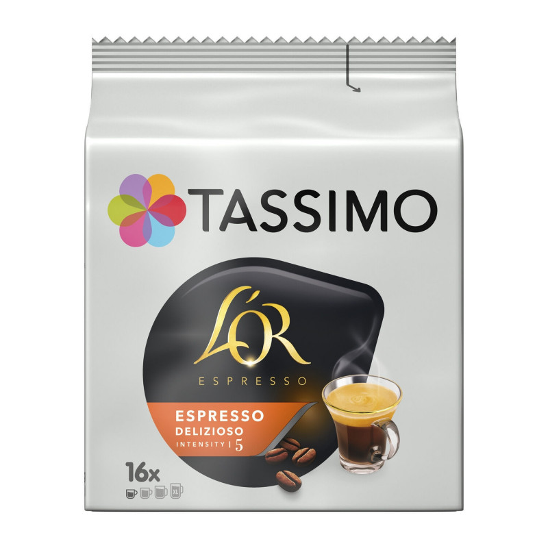 TASSIMO - L'Or Espresso Delizioso - paquet de 16 Dosettes de Café Sonico.fr