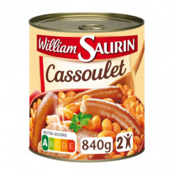 WILLIAM SAURIN - Cassoulet mitonné - boite de 840 g Sonico.fr