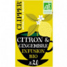 CLIPPER - Infusion Citron Gingembre - boite de 20 sachets - 50 g Sonico.fr