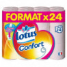 LOTUS - Confort Papier Toilette Aquatube - paquet de 24 Rouleaux Sonico.fr