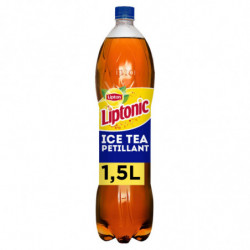 LIPTON - Liptonic Boisson au thé citron vert - bouteille de 1,5 L Sonico.fr