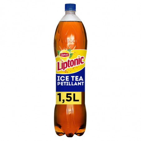 LIPTON - Liptonic Boisson au thé citron vert - bouteille de 1,5 L Sonico.fr